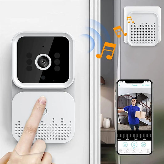 Video Doorbell Wireless Wifi Intercom System Home Monitor Remote Camera - Livin The Dream 